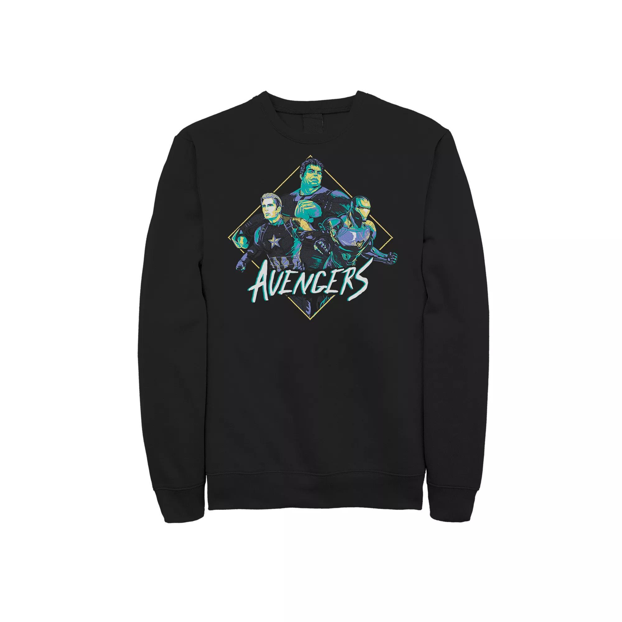 Men's Marvel Avengers Endgame Captain Marvel Serious Pose Sweatshirt,  Product Image