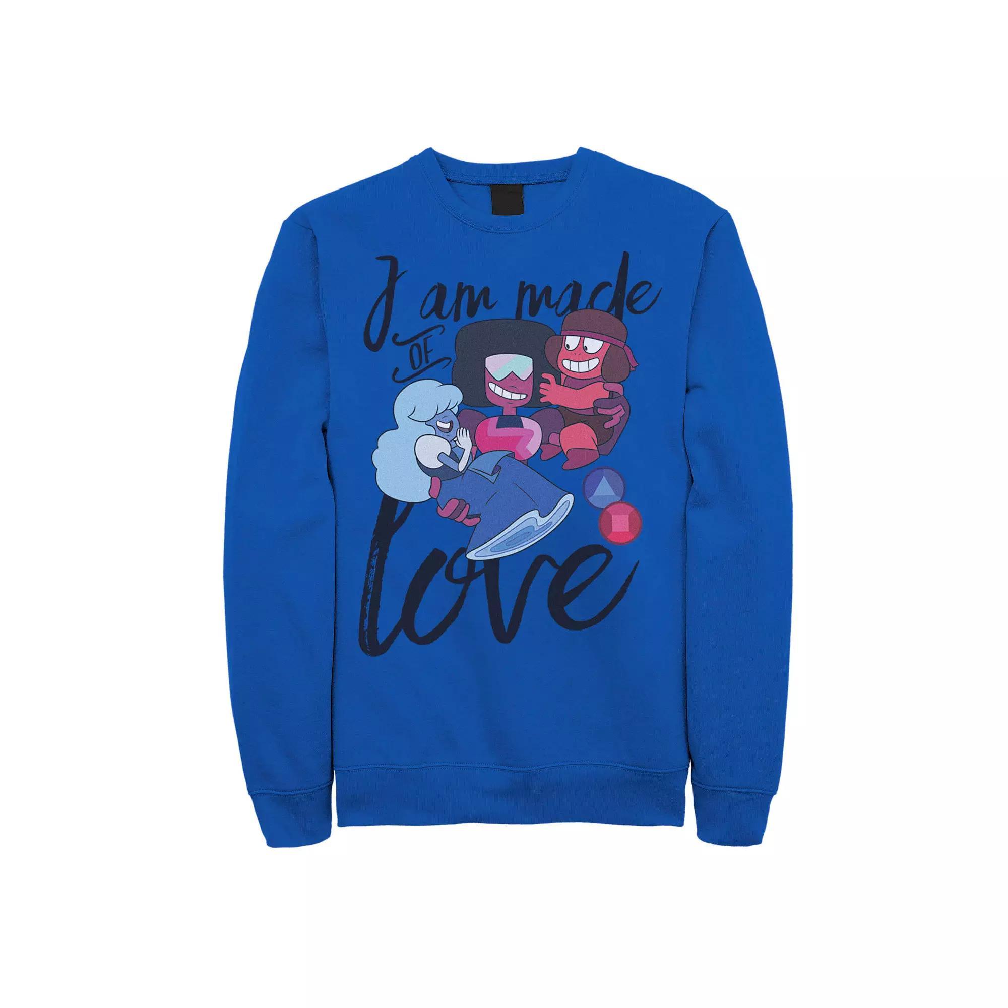 Men's Cartoon Network Steven Universe I Am Made Of Love Sweatshirt,  Product Image