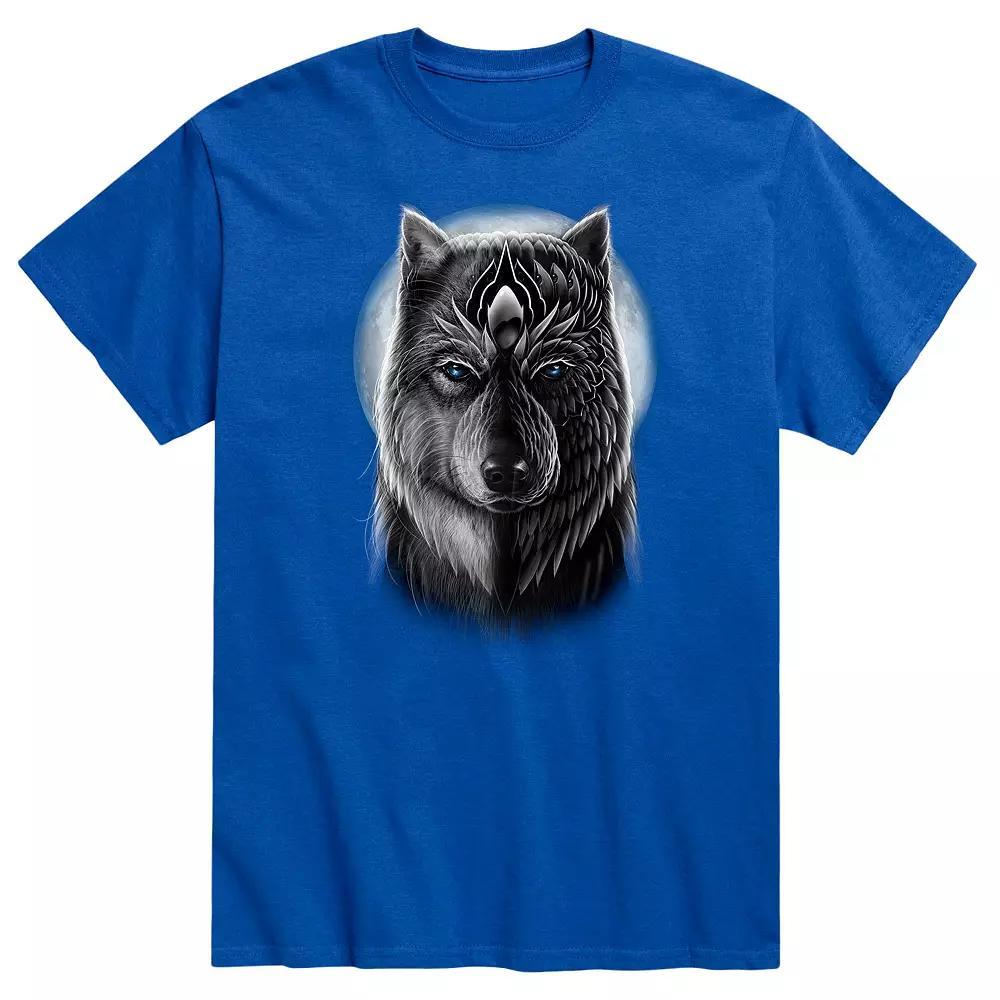 Men's Bio Wolf Graphic Tee, Size: XXL, Blue Product Image