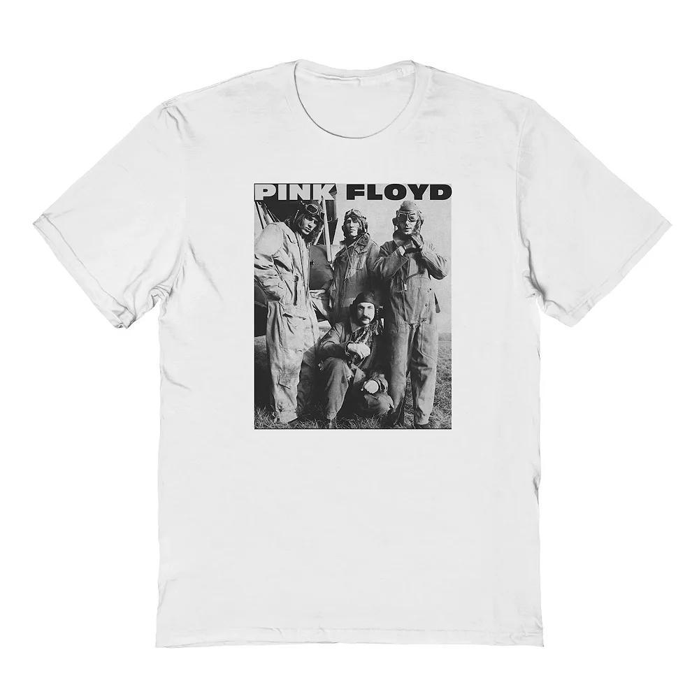 Men's Pink Floyd Aviator Graphic Tee, Size: Large, White Product Image