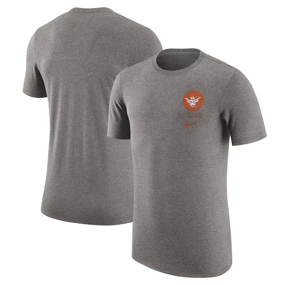 Men's Nike Heather Gray Michigan State Spartans Retro Tri-Blend T-Shirt,  Product Image