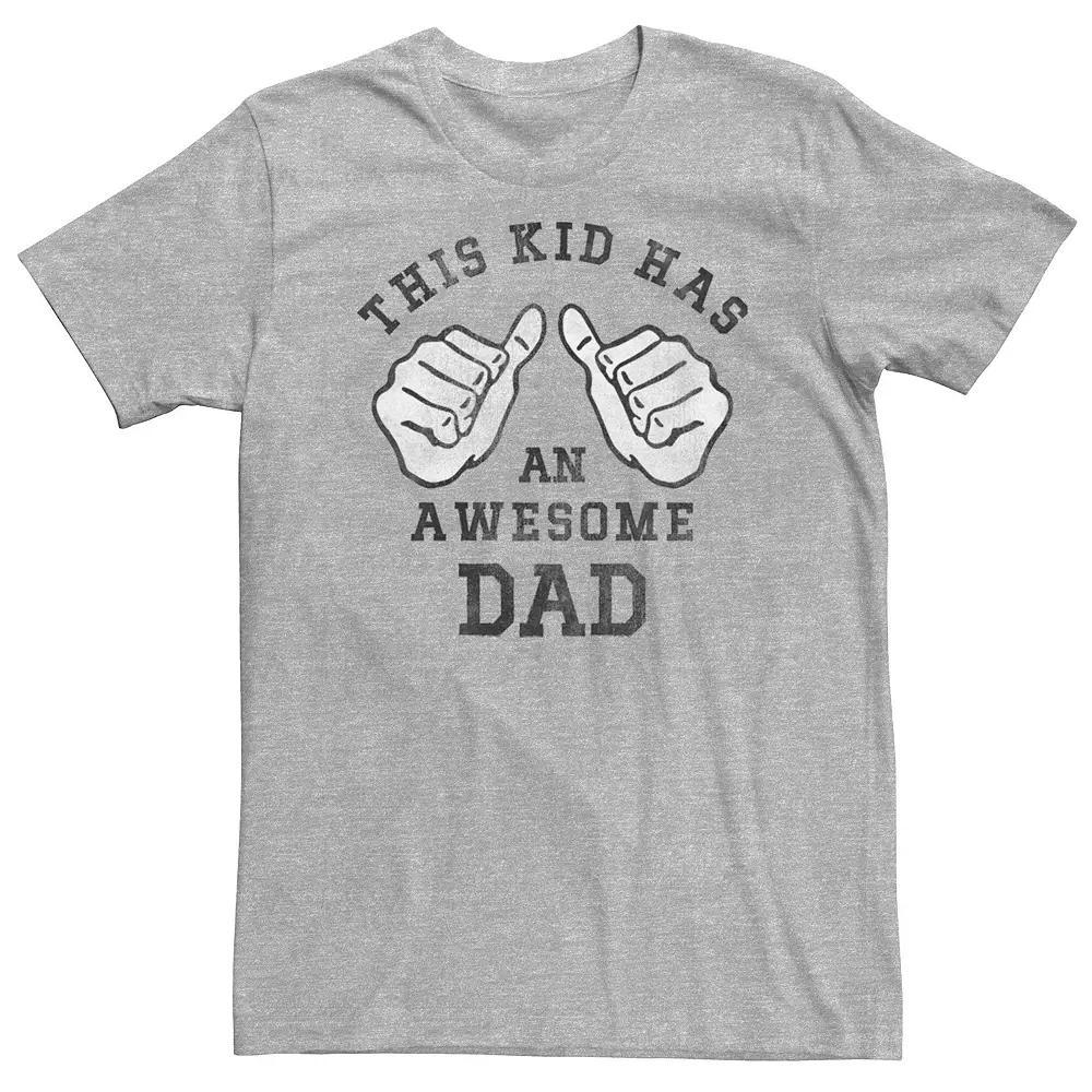 Big & Tall Father's Day "This Kid Has An Awesome Dad" Tee, Men's,  Product Image