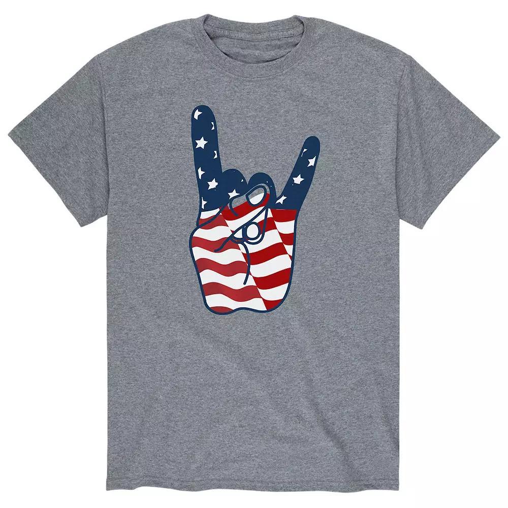 Men's Patriotic Rock Hand Tee,  Product Image