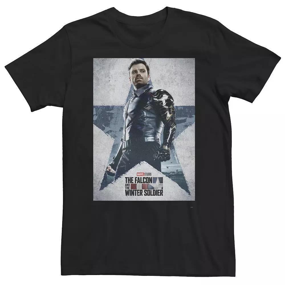 Big & Tall Marvel Falcon & The Winter Soldier Character Poster Tee, Men's,  Product Image