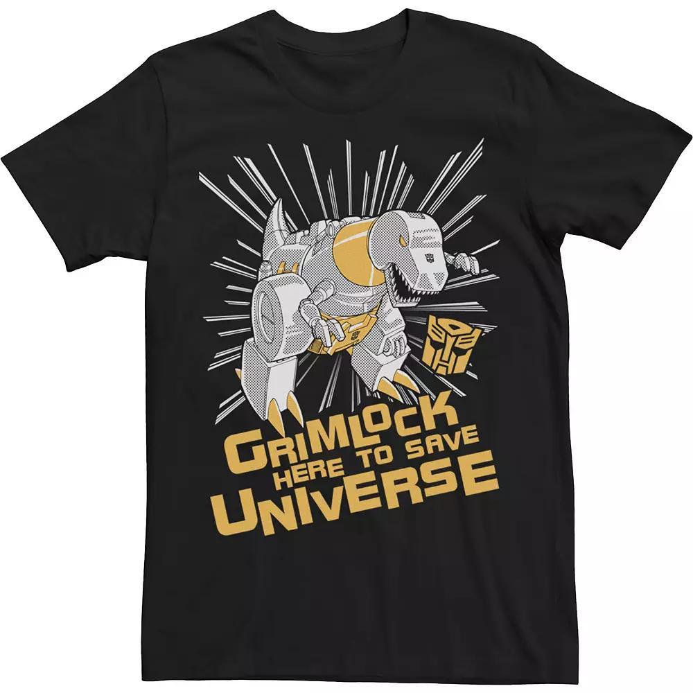 Men's Transformers Grimlock Here To Save Universe Tee,  Product Image