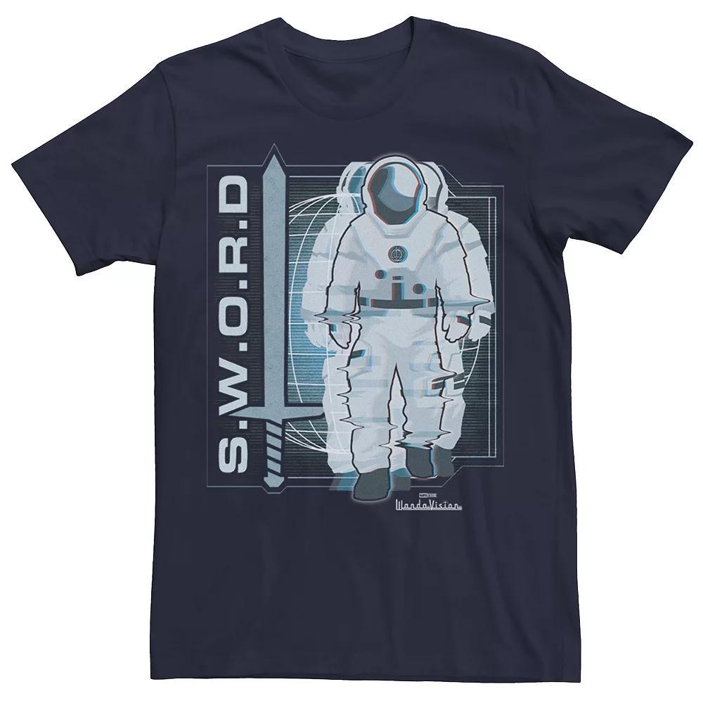 Men's Marvel WandaVision Space Suit S.W.O.R.D. Logo Tee,  Product Image