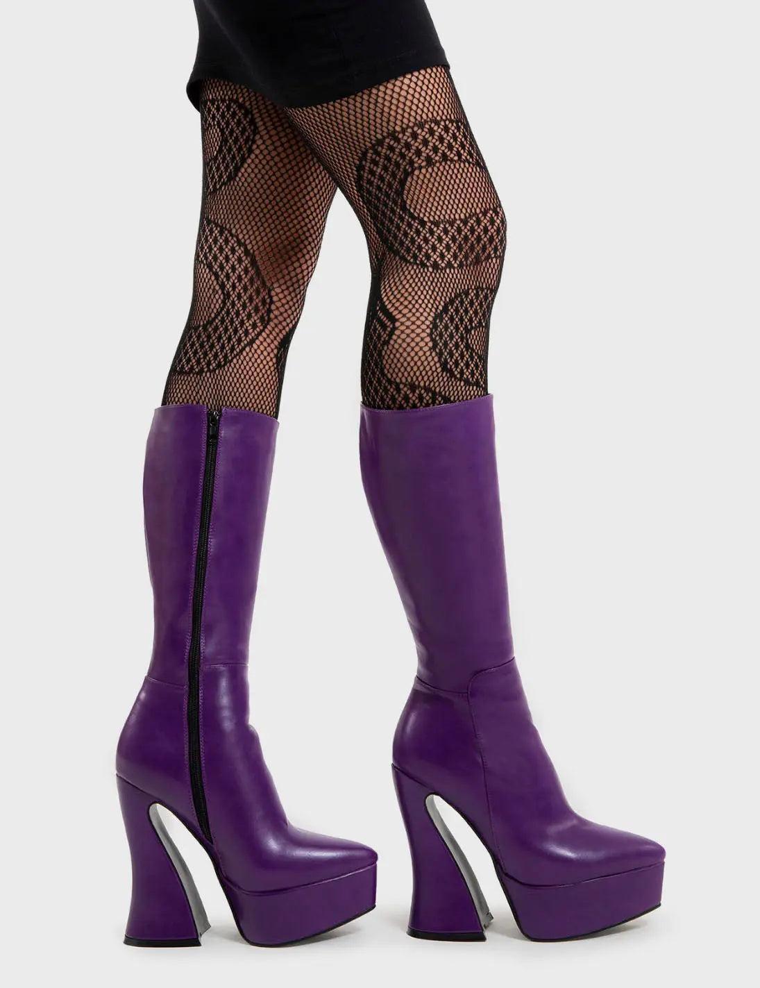 Sketchy Platform Calf Boots Product Image