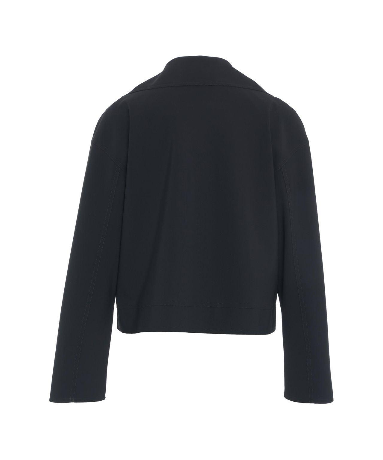 Cropped jacket in scuba Product Image