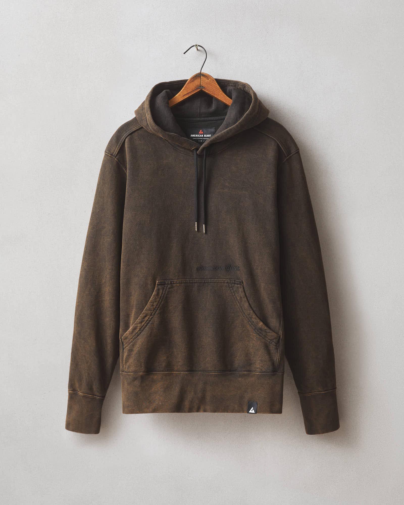 Men's Classic Pullover - Mineral Wash - Black Male Product Image