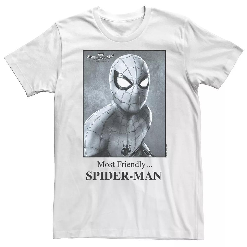 Big & Tall Marvel Spider-Man Homecoming Yearbook Photo Tee, Men's,  Product Image