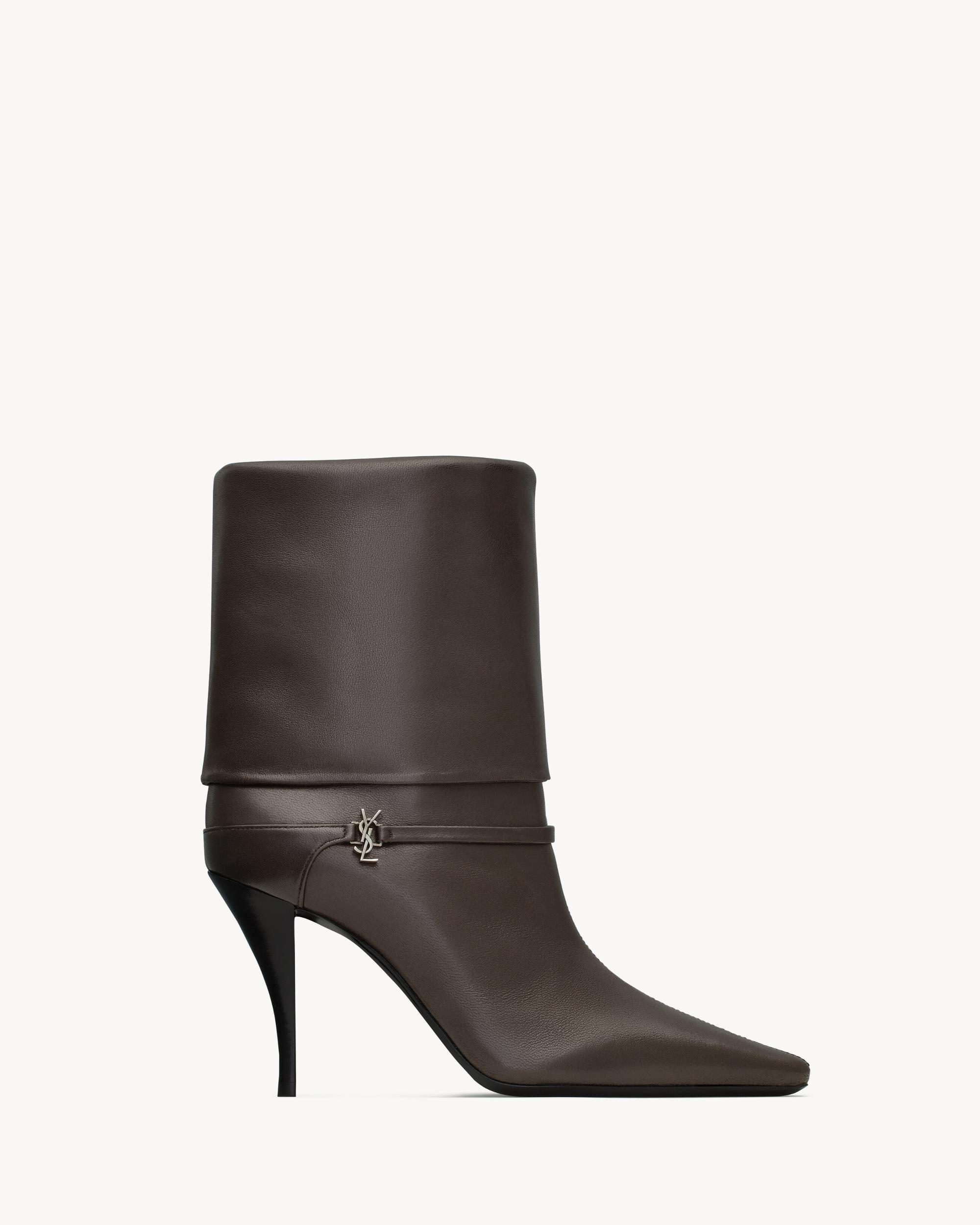 NIKI booties in smooth leather Product Image