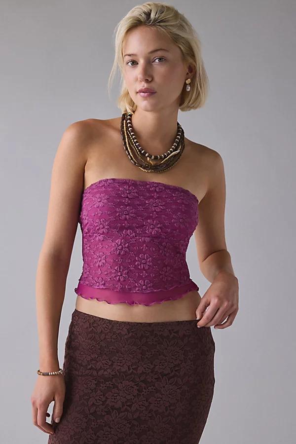Kimchi Blue Kori Lace Tube Top Womens at Urban Outfitters Product Image