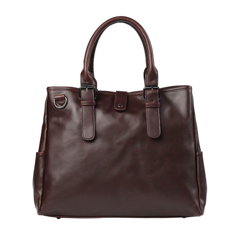 Faux Leather Tote Bag Product Image