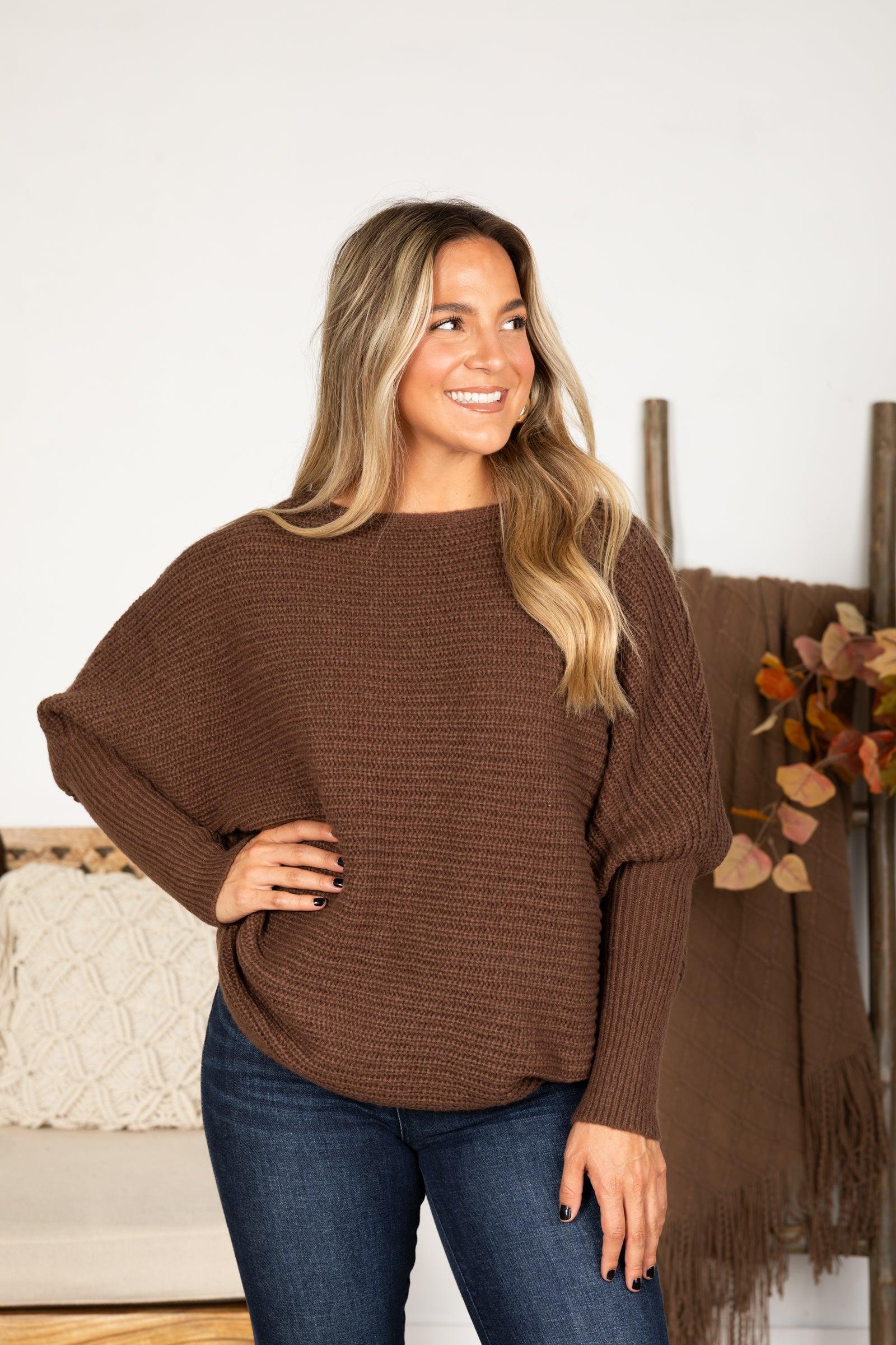 Dolman Sleeve Oversized Sweater Product Image