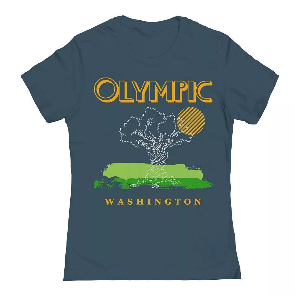 Junior's Olympic Washington 1 Womens Graphic Tee, Girl's, Size: XL, Blue Product Image