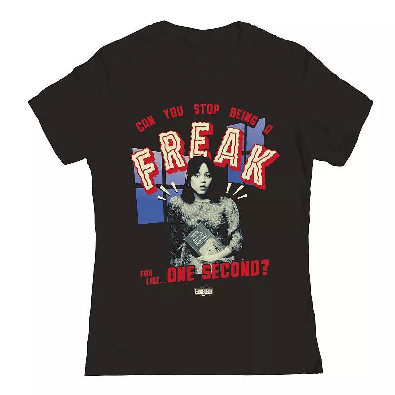 Juniors Freak Beetlejuice Graphic Tee, Womens Product Image