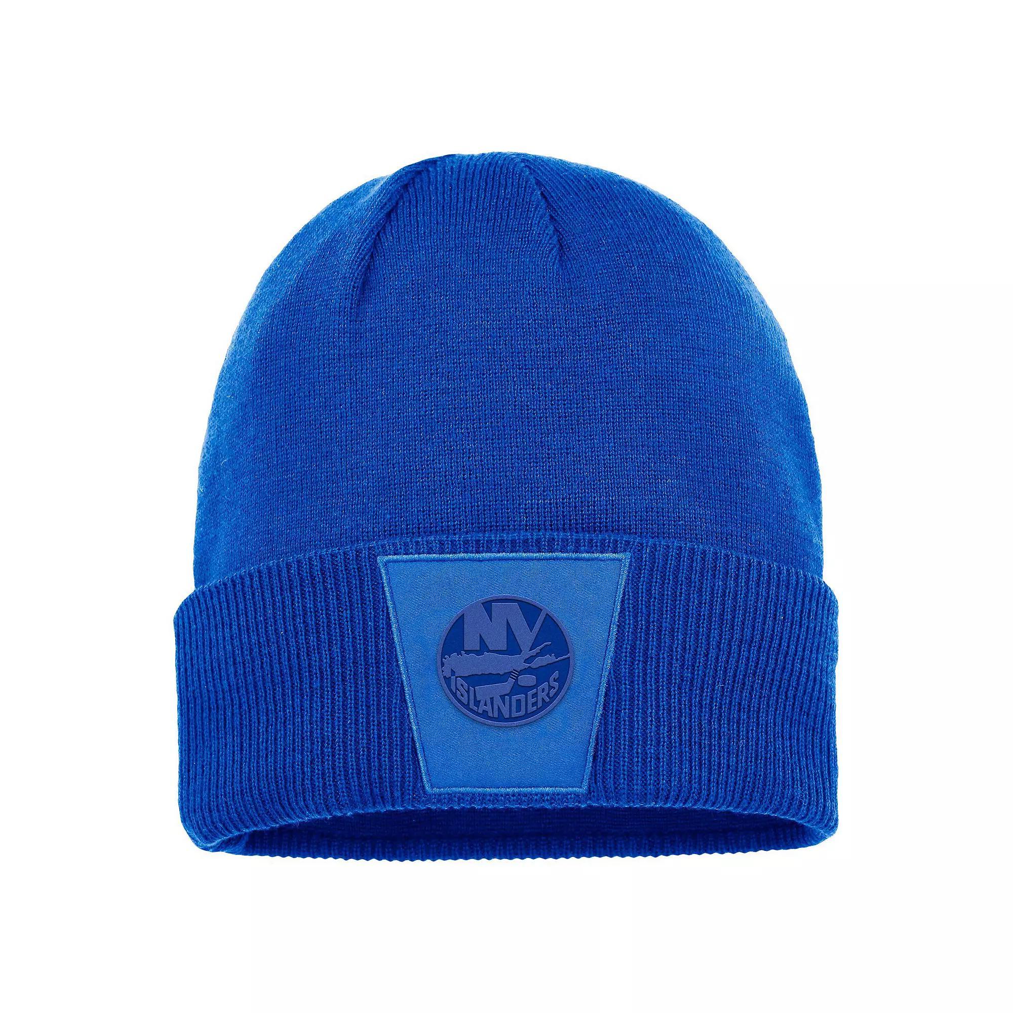 Men's Fanatics Branded Royal New York Islanders Authentic Pro Road Cuffed Knit Hat, Isl Blue Product Image