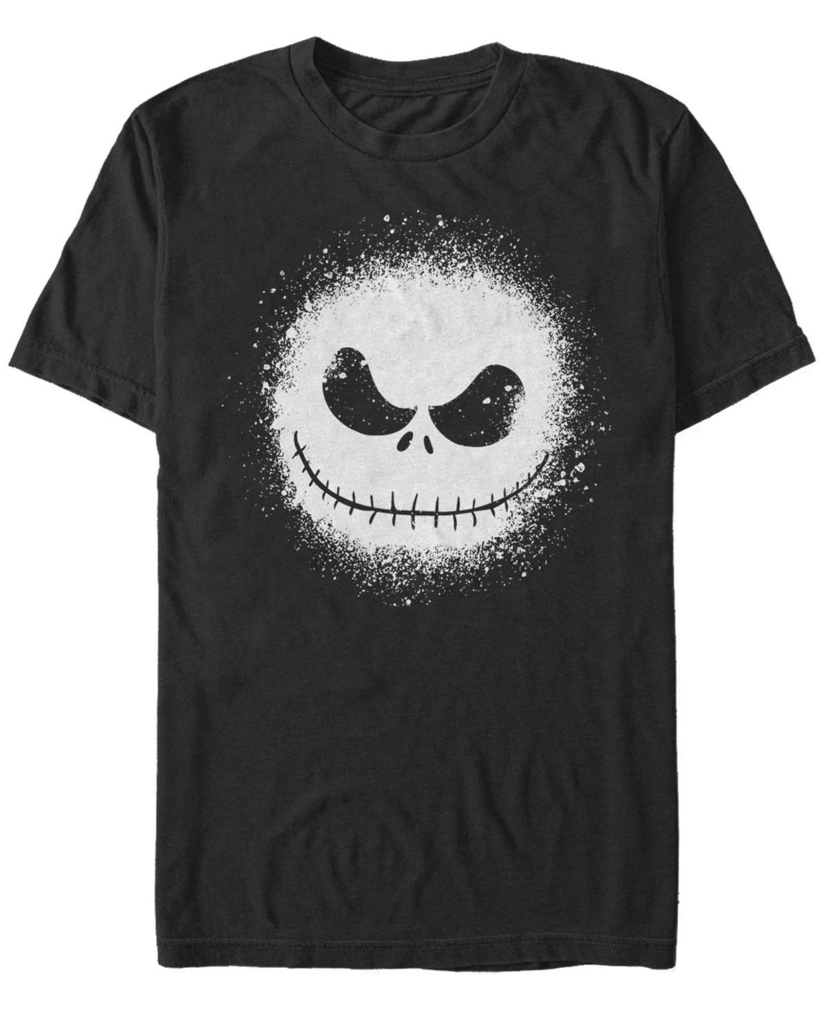 Disney's The Nightmare Before Christmas Jack Skellington Men's Paint Splatter Tee, Size: Small, Black Product Image