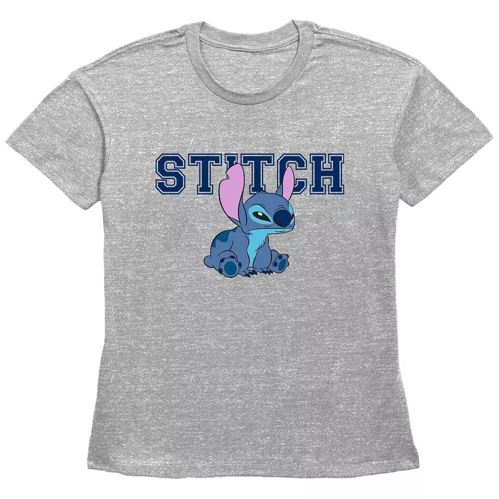 Disney's Lilo & Stitch Angry Sitting Stitch Basic Fit Women's Graphic Tee, Girl's,  Product Image