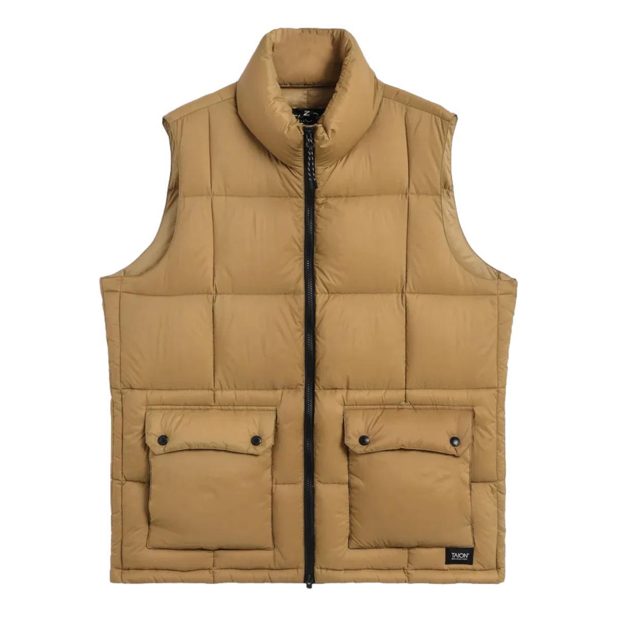 Mountain Packable Volume Down Vest Beige Product Image