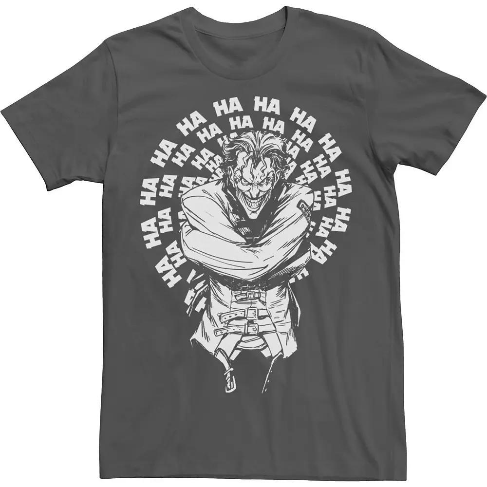 Men's Batman Joking Poster Tee, Size: 3XL, Grey Product Image