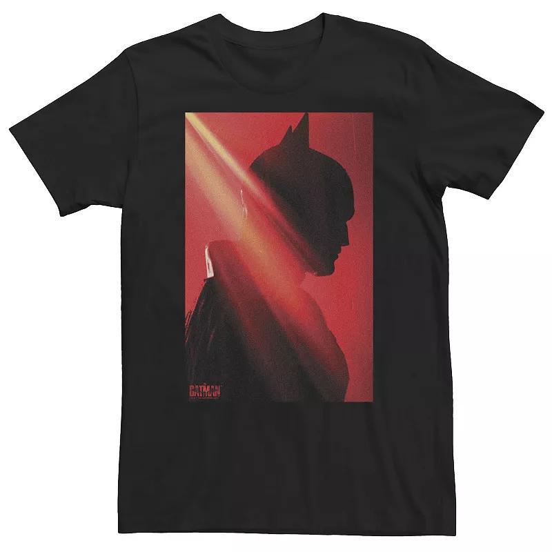 Big & Tall DC Comic Batman Silhouette Profile Tee, Men's, Size: 4XL Tall, Black Product Image