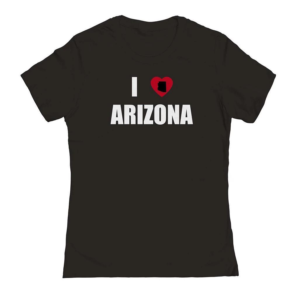 Junior's I Heart Arizona Graphic Tee, Women's, Size: Small, Black Product Image