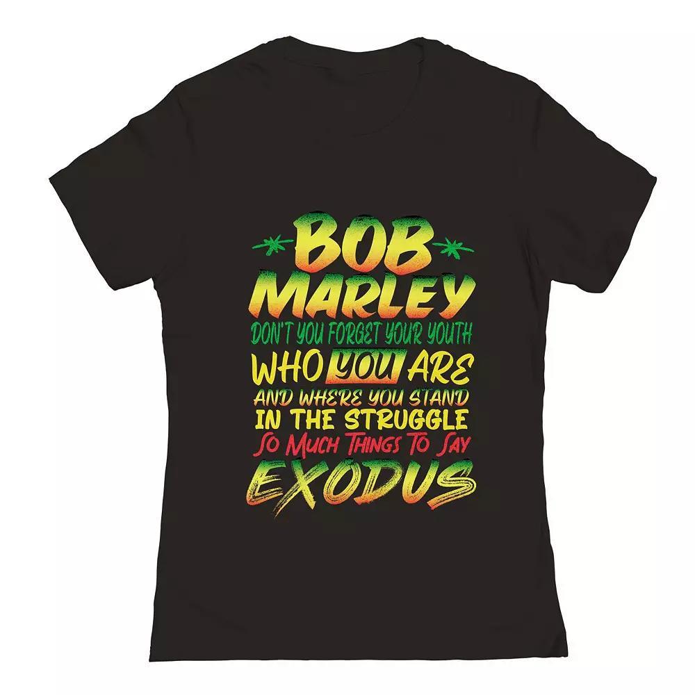 Junior's Bob Marley Don't You Forget Graphic Tee, Women's,  Product Image