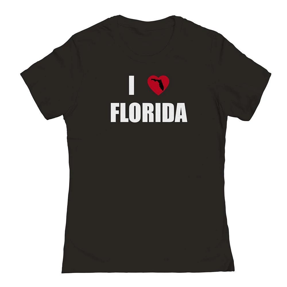 Junior's I Heart Florida Graphic Tee, Women's, Size: XXL, Black Product Image