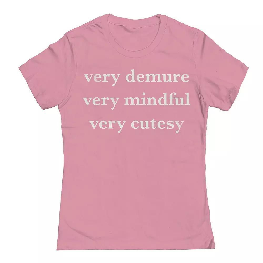 Junior's Grayson Threads The Label Very Demure Repeat Graphic Tee, Girl's,  Product Image