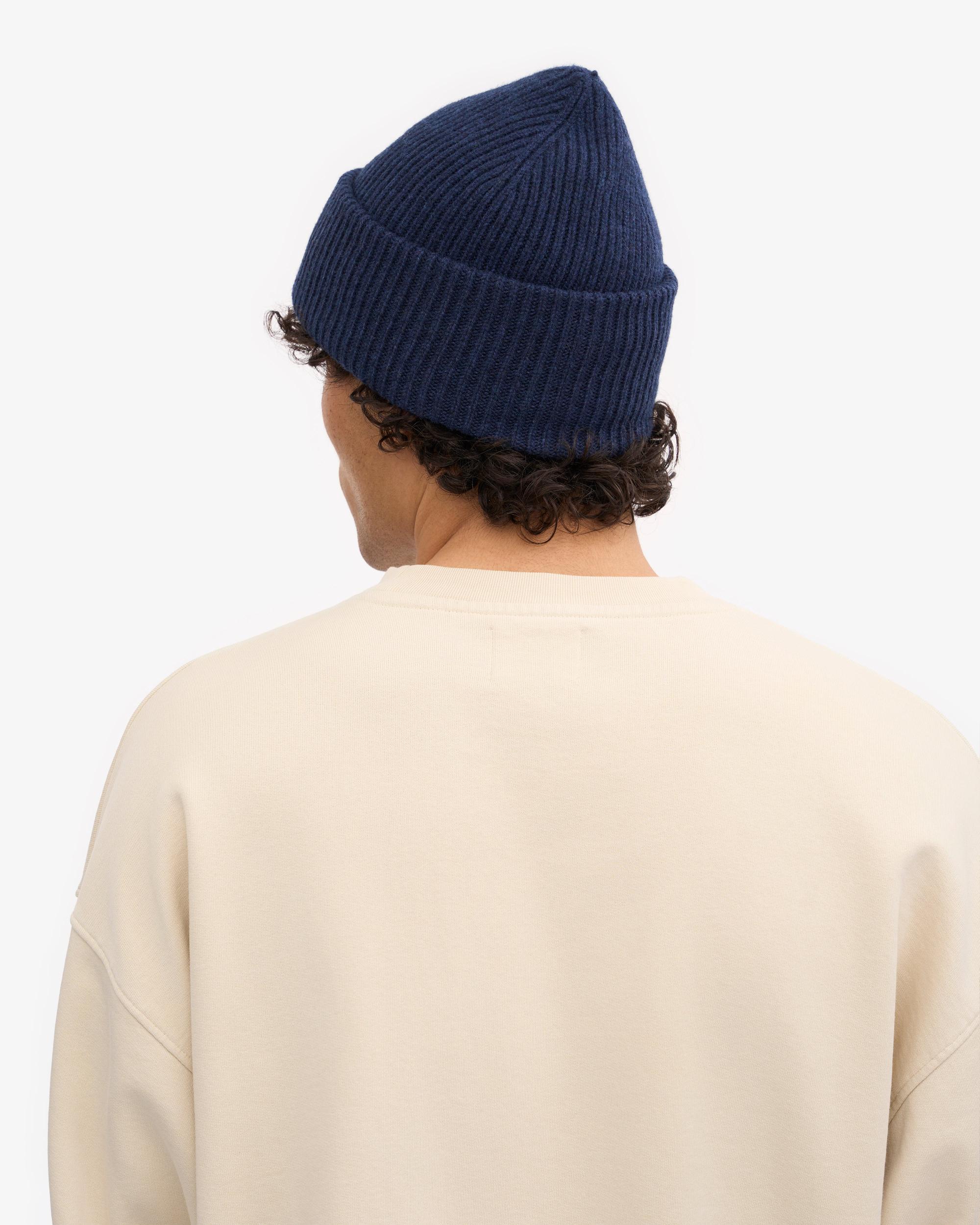 Merino Wool Hat - Marine Blue Product Image