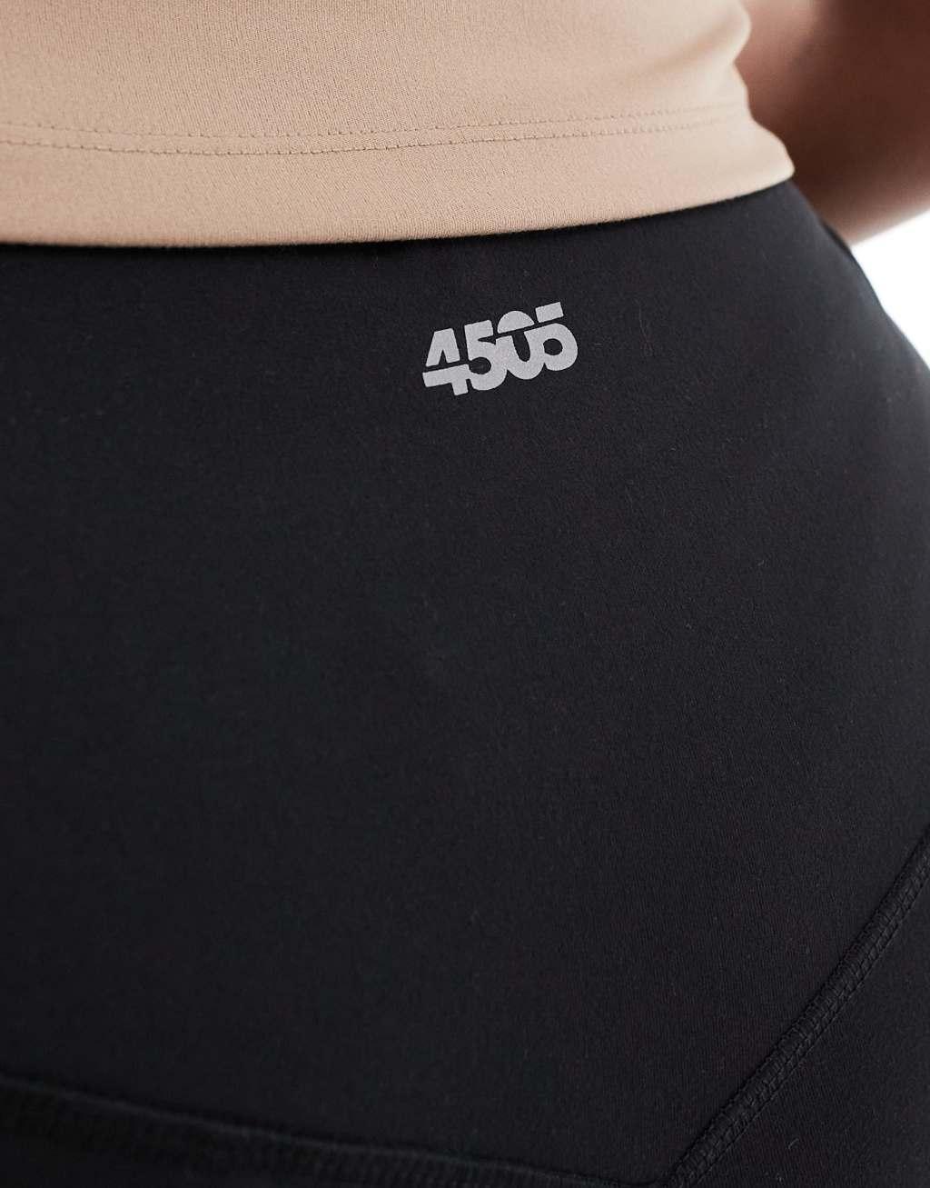 4505 Curve Icon yoga soft touch gym leggings in black  Product Image