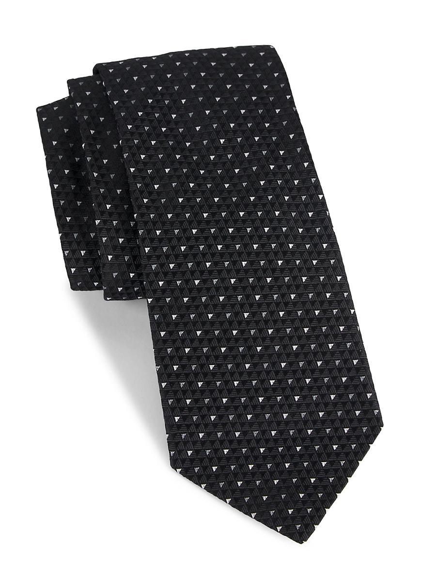 Mens Bond St Geometric Silk Tie Product Image