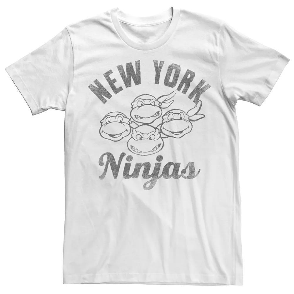 Men's Teenage Mutant Ninja Turtles New York Head Shot Tee, Size: Small, White Product Image