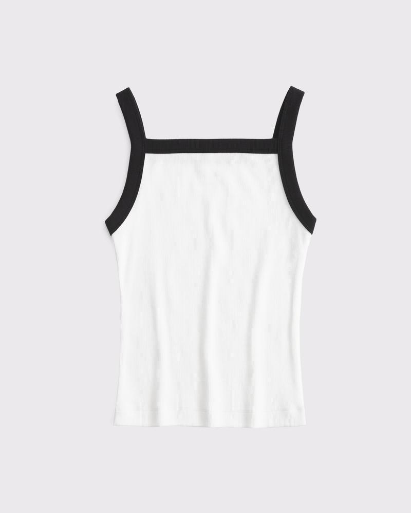 Straight Neck Rib Tank Product Image