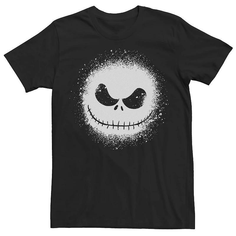 Disney's The Nightmare Before Christmas Jack Skellington Men's Paint Splatter Tee, Size: Small, Black Product Image