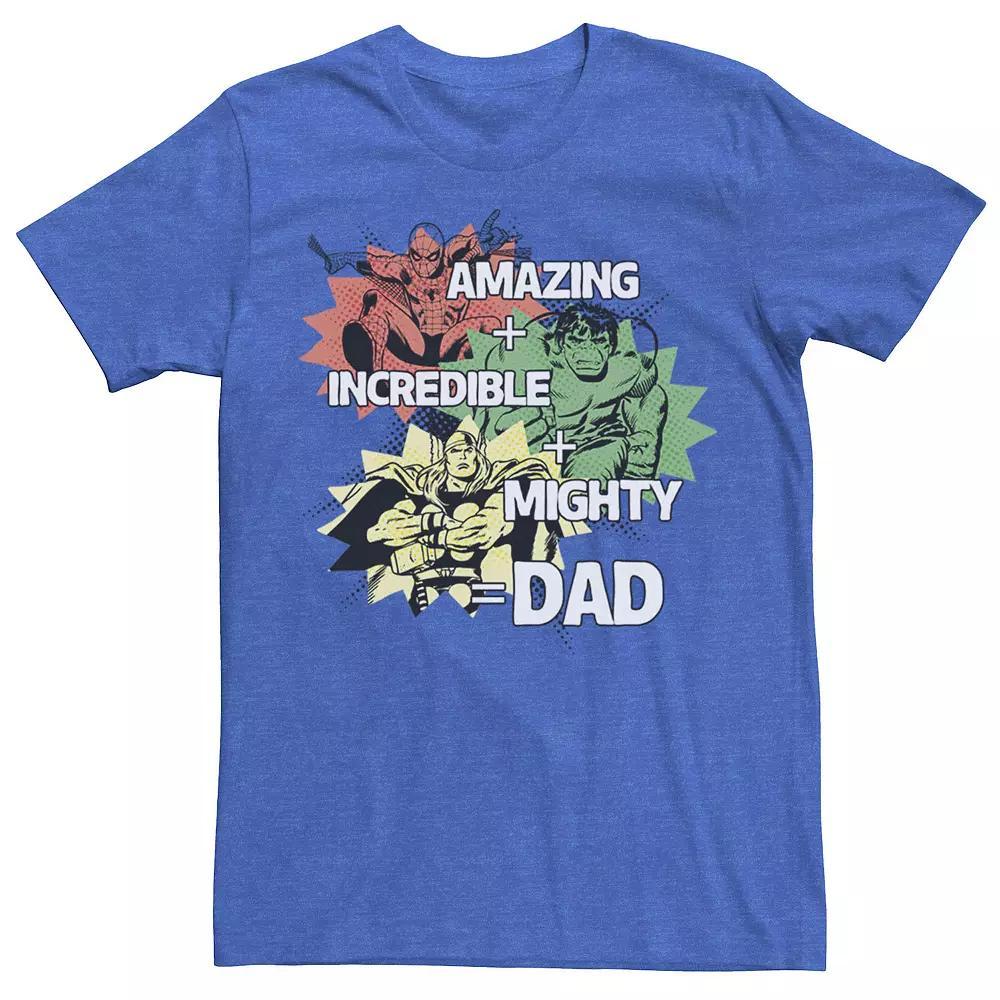 Men's Marvel Avengers Father's Day Dad Qualities Tee,  Product Image