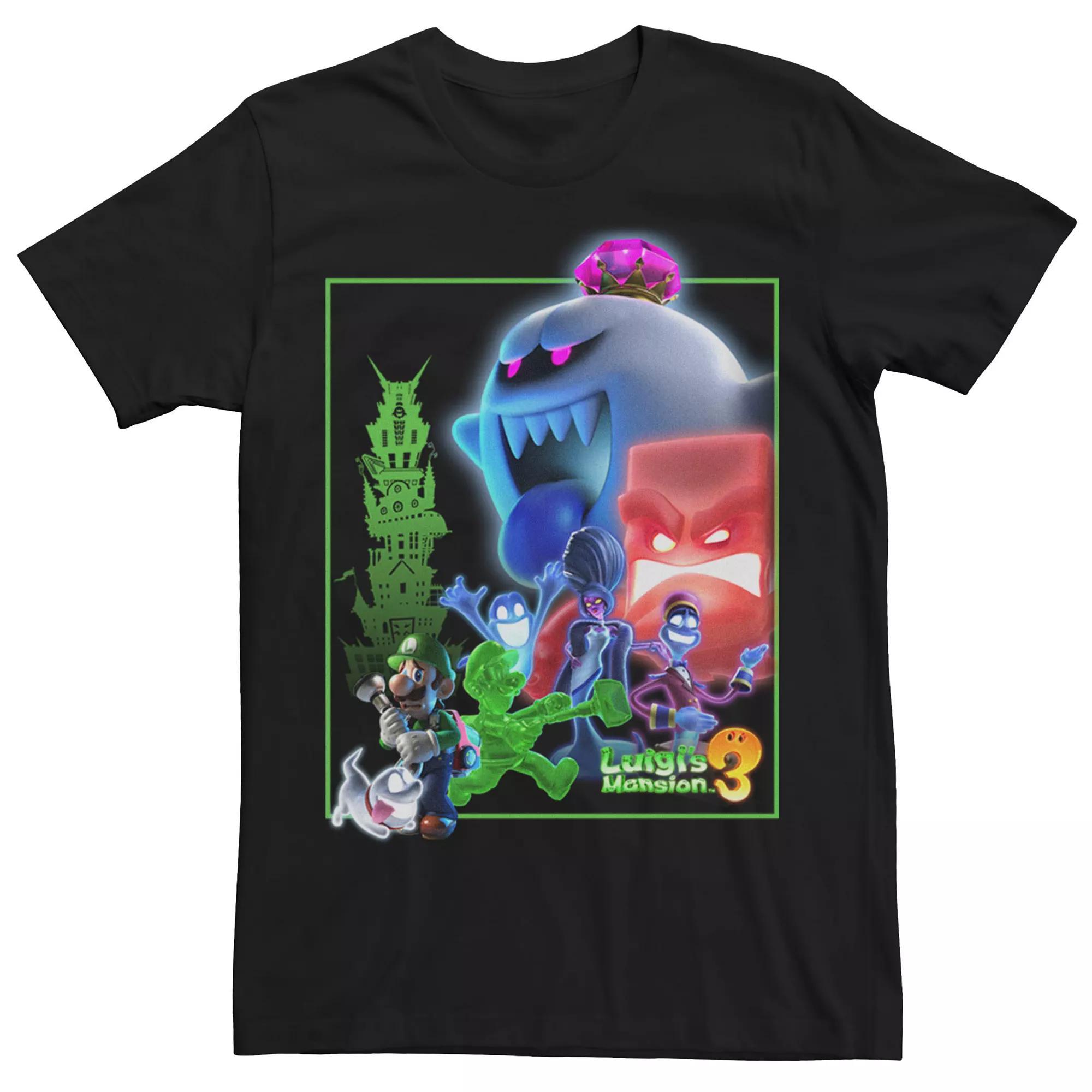 Men's Nintendo Luigi's Mansion 3 Ghost Tee,  Product Image