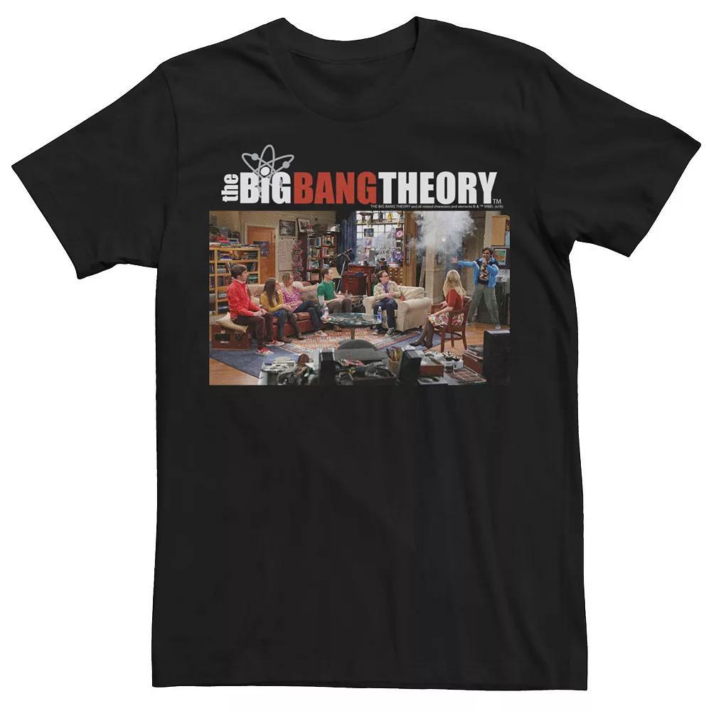 Men's The Big Bang Theory Group Photo Tee, Size: Medium, Black Product Image