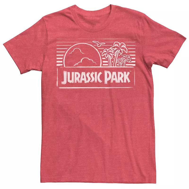 Mens Jurassic Park Spray Painted Stencil Logo Tee Product Image