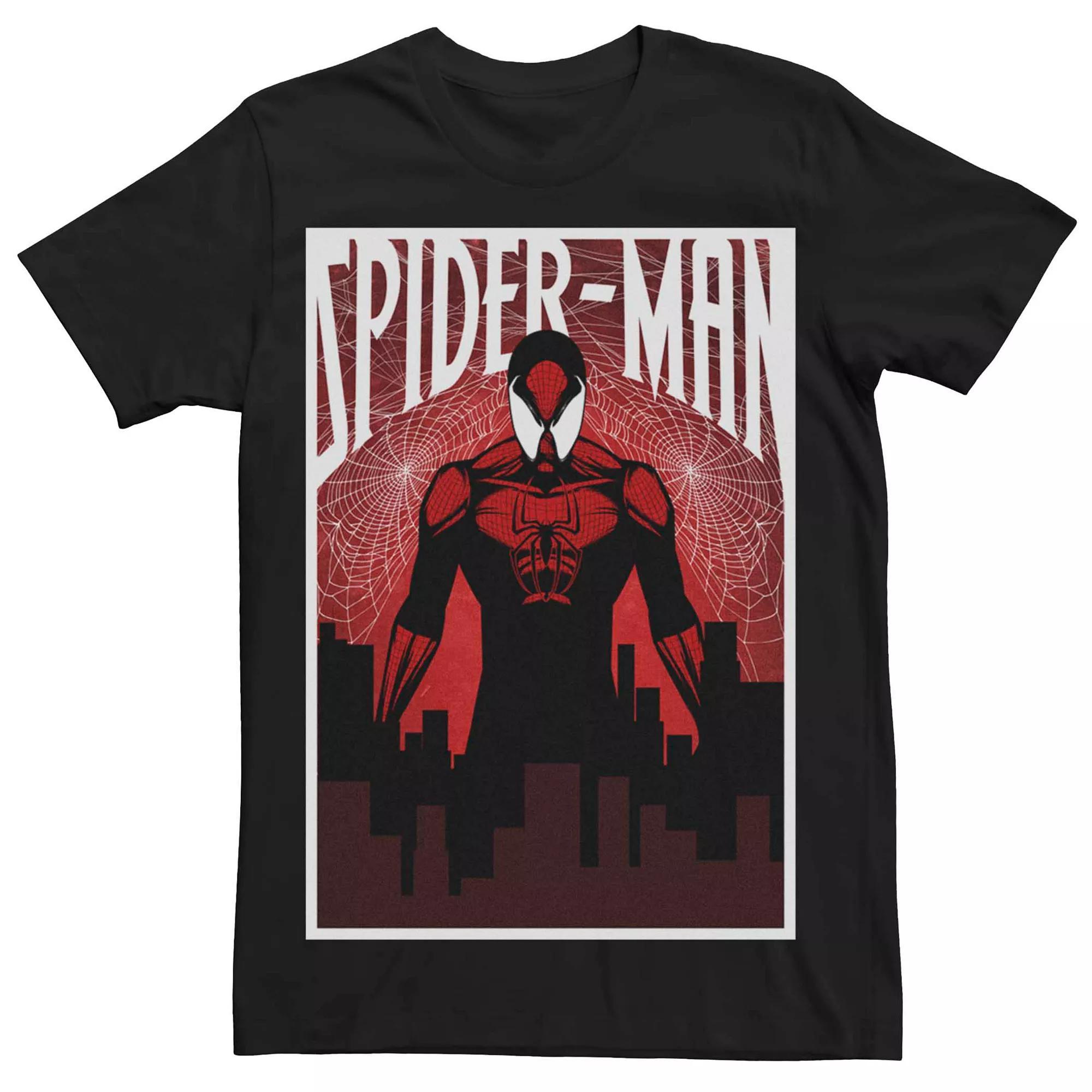 Men's Marvel Spider-Man Short Sleeve Graphic Tee,  Product Image