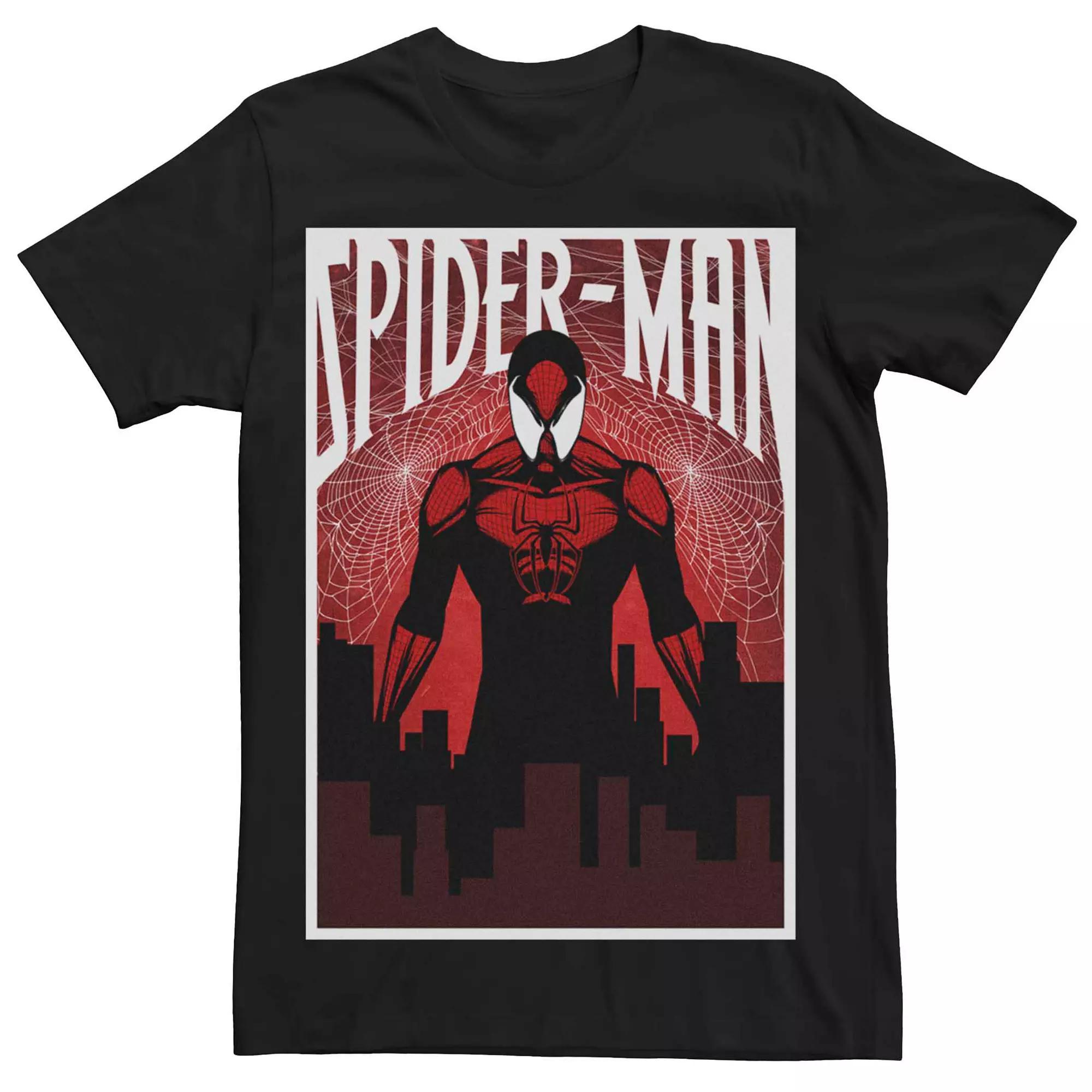 Men's Marvel Spider-Man Short Sleeve Graphic Tee,  Product Image