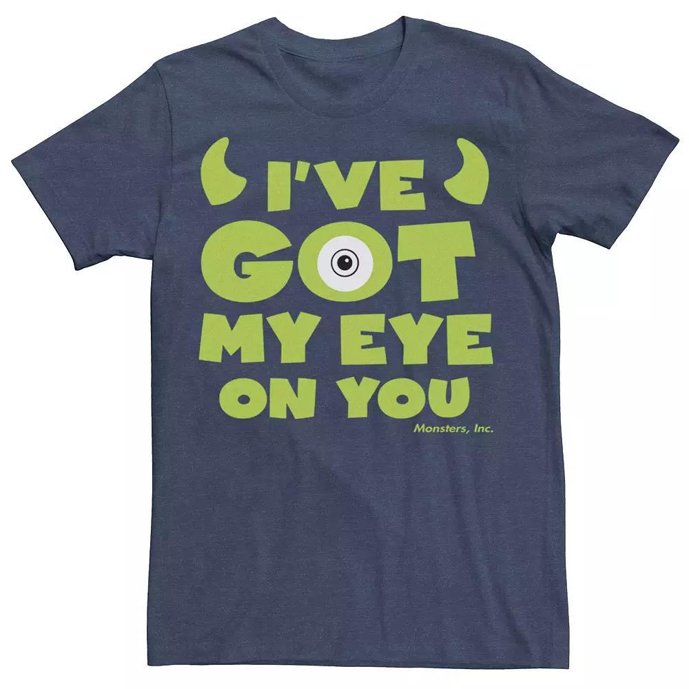 Men's Disney Pixar Monsters University Got My Eye You Tee, Size: 3XL, Navy Grey Product Image