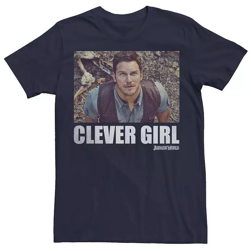 Men's Jurassic World Clever Girl Owen Movie Still Graphic Tee, Size: Large, Kelly Grey Product Image