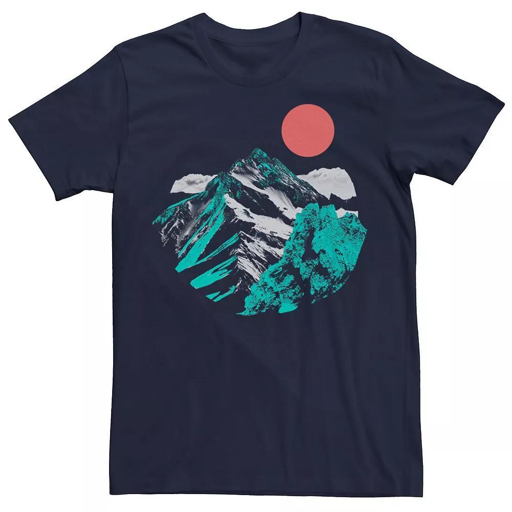 Men's Fifth Sun Artsy Mountain Range Tee, Size: XXL, Blue Product Image