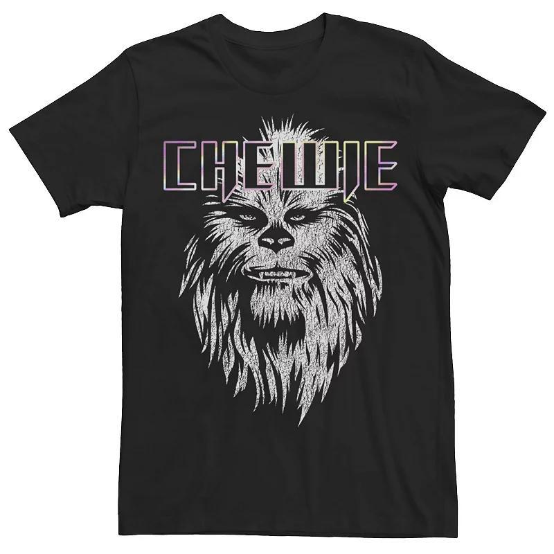 Mens Star Wars Chewie Neon Logo Tee Product Image