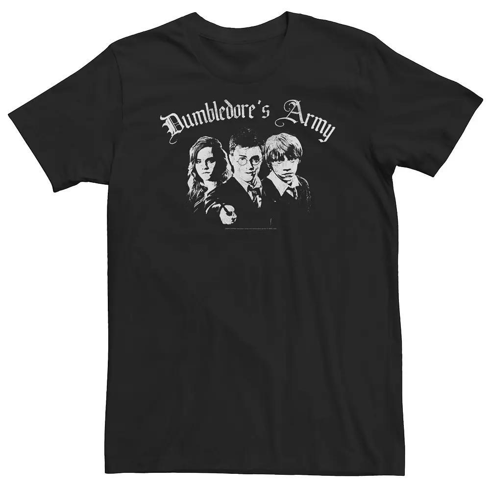 Big & Tall Harry Potter Dumbledore's Army Group Shot Tee, Men's, Size: 4XL, Black Product Image