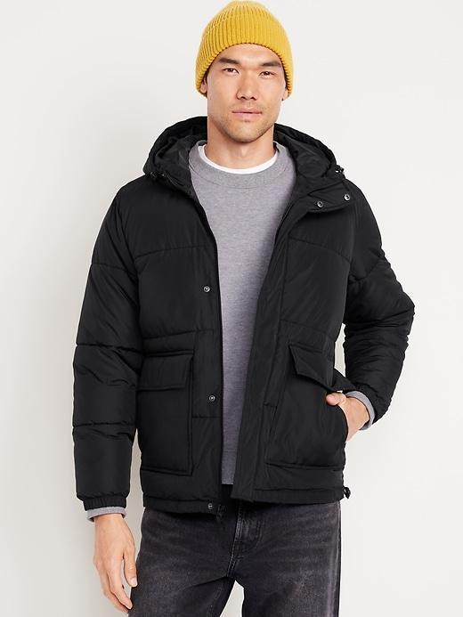 Hooded Puffer Jacket Product Image