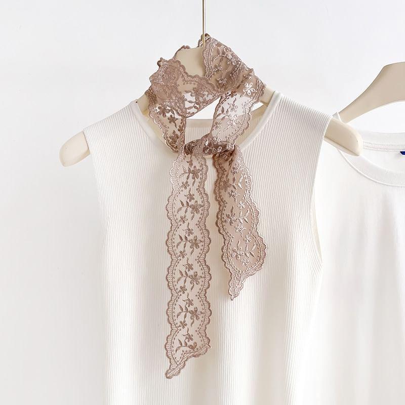 Lace Narrow Scarf Hair Tie Product Image