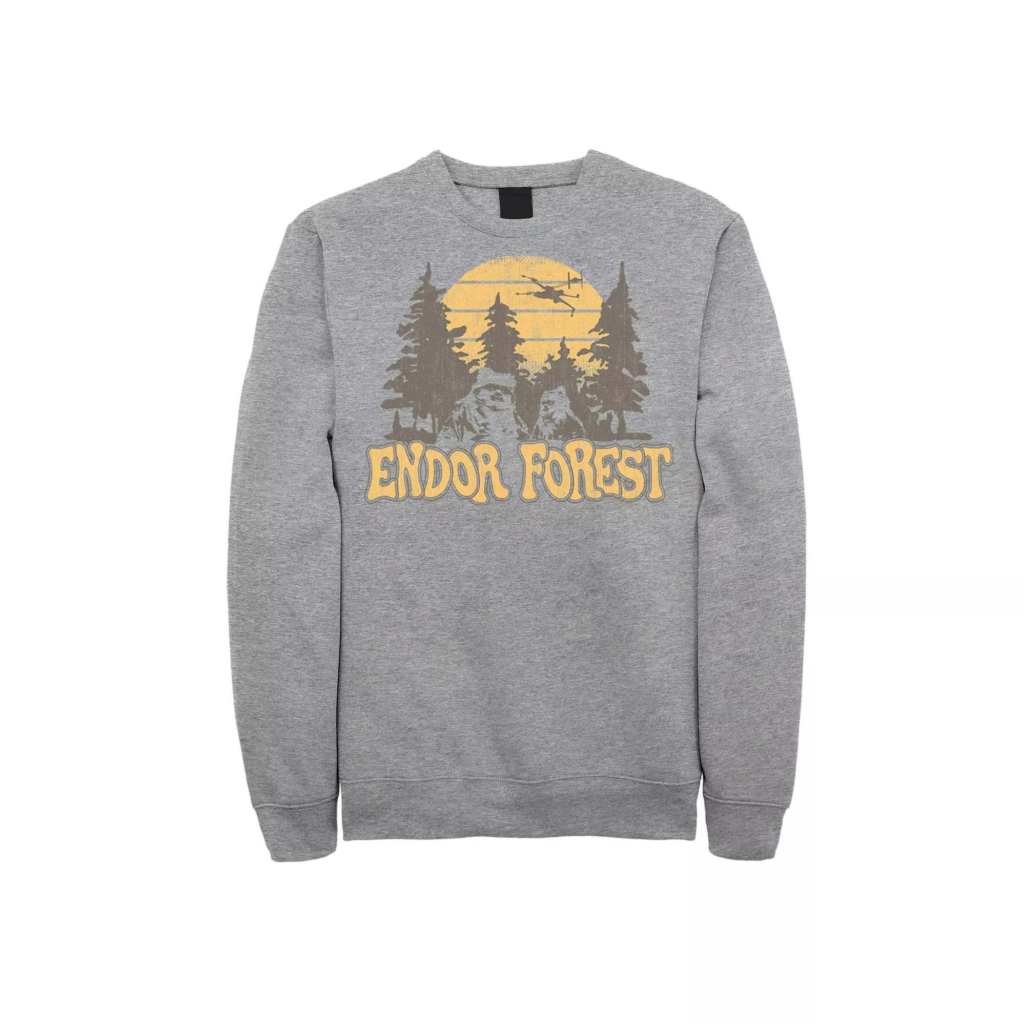 Disney's Star Wars Men's Ewoks Endor Forest Sunset Fleece,  Product Image